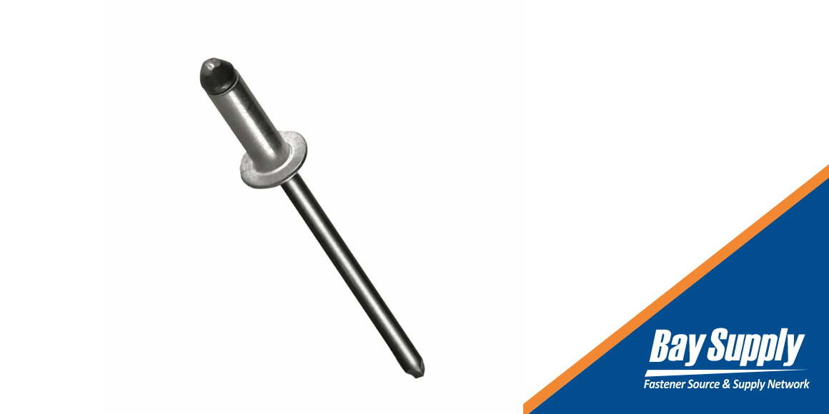Rivet on White Background