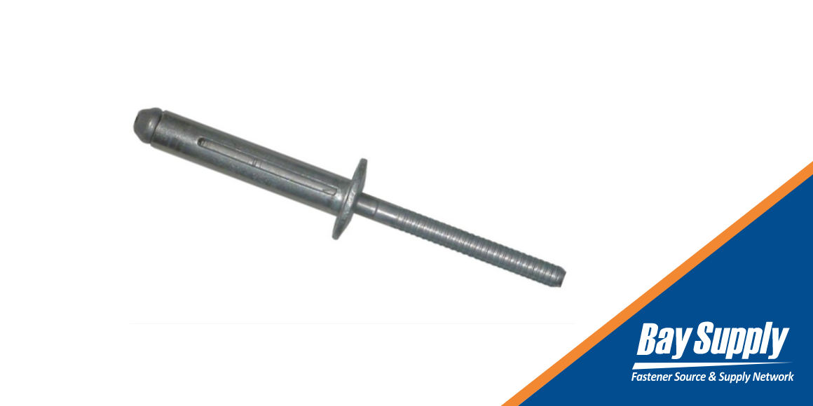 Bulb Tite Rivet Displayed on White Background