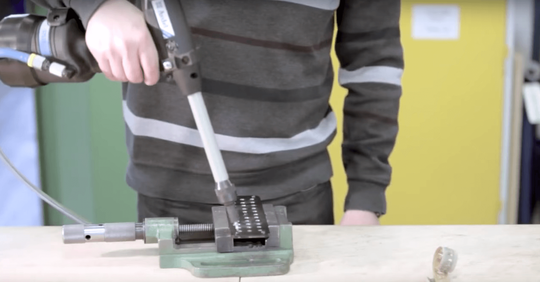 Man Installin a Speed Fasteners
