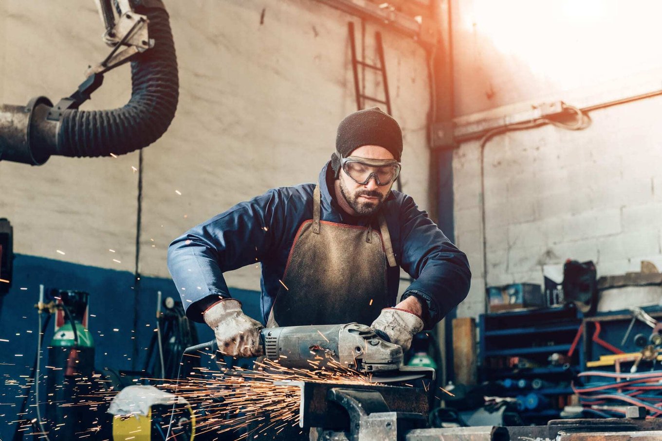 Man Constructing with Threaded Inserts for Metal