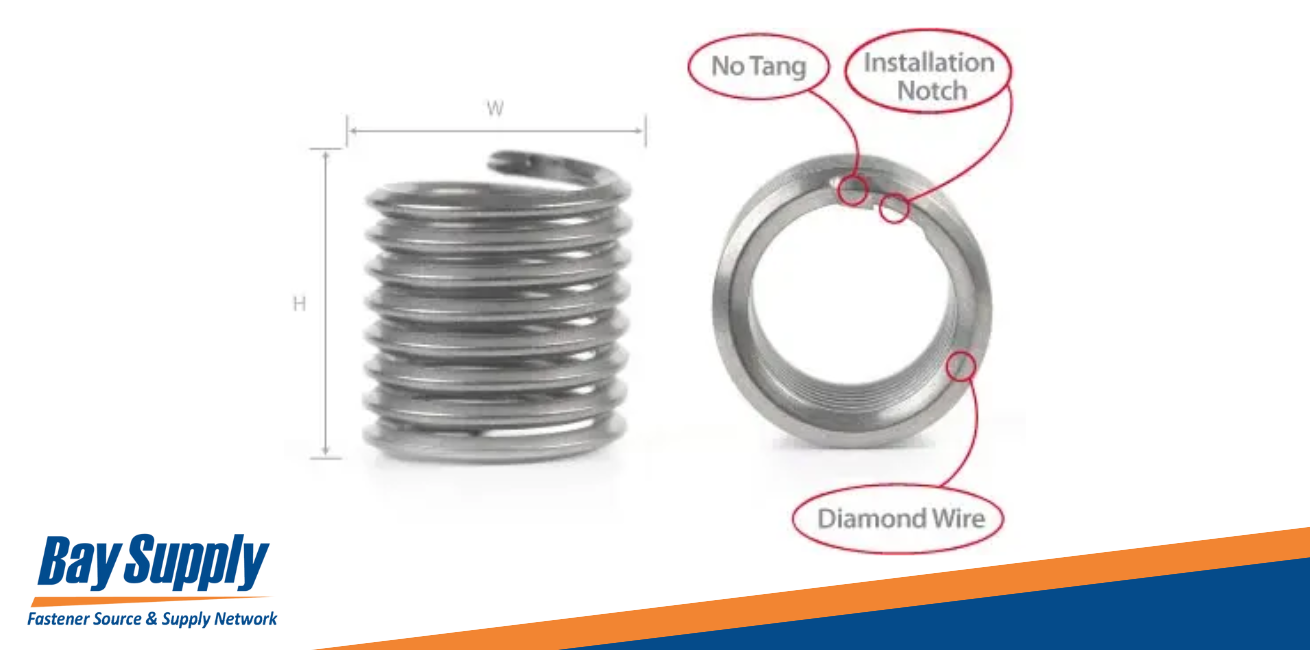 Tangless Coil Thread Inserts | Bay Supply